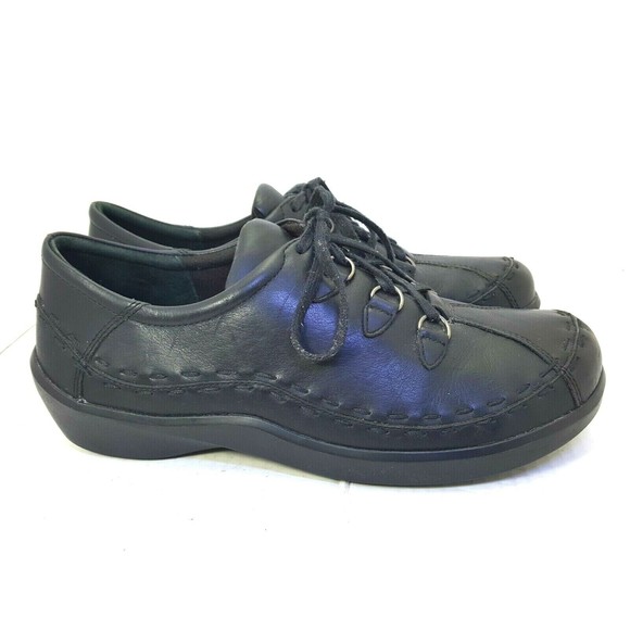 Ziera Allsorts Shoes Black Leather Comfort Women's size 11.5 US / 42 Euro - Picture 1 of 7